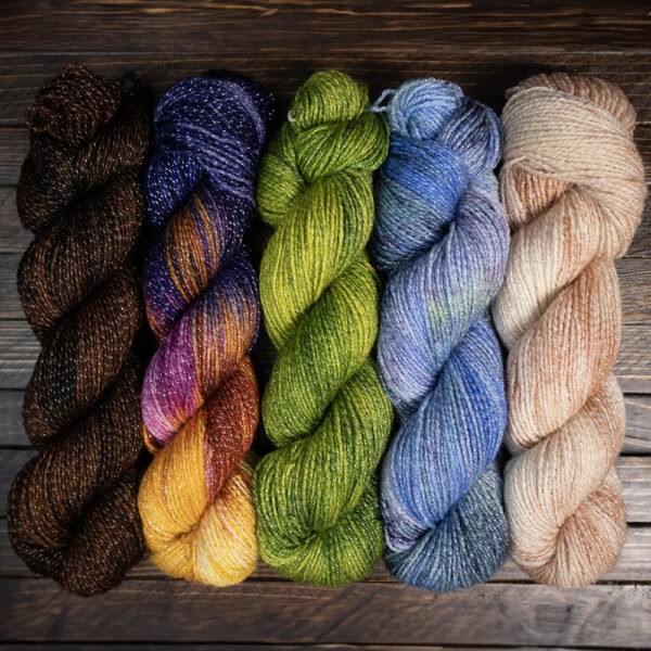 Unearthed Spring Collection Sparkle Fingering (50g)