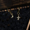 Delicate Moon & Cross