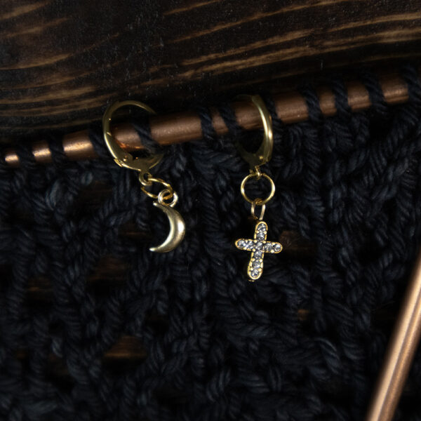 Delicate Moon & Cross