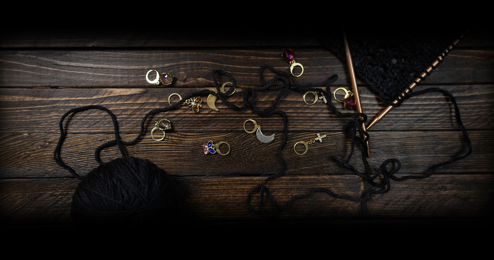 knot&bones_stitchmarkers_header1 Bees & Keys Stitch Markers