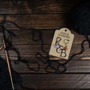 Flutter Shroom Stitch Markers