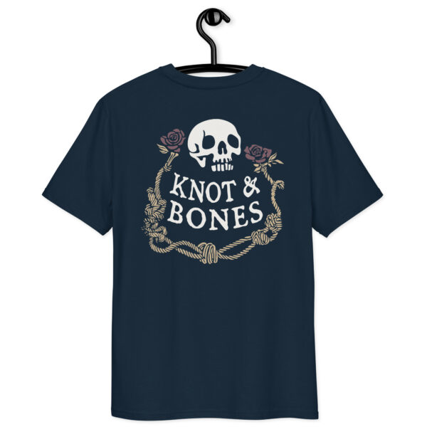 Vintage Knot & Bones Unisex Organic Ribbed Neck Tee