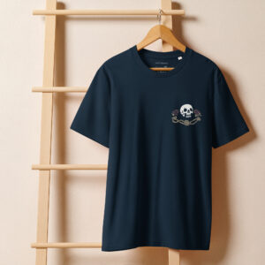 Vintage Knot & Bones Unisex Organic Ribbed Neck Tee