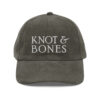 Vintage Knot & Bones Corduroy Cap