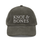 Vintage Knot & Bones Corduroy Cap