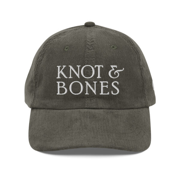 Vintage Knot & Bones Corduroy Cap